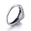 Classique Élégant Argenté Fleur Anneaux 2019 Cristal Lune Plaqué argent Église Accessorize Bague