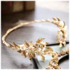 Elegant Bridal Hair Accessories Gold 2017 Metal Pearl Headpieces