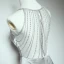 Amazing / Unique Grey Court Train Evening Dresses  2018 Charmeuse A-Line / Princess U-Neck Zipper Up Backless Beading Evening Party Formal Dresses