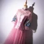 Chinese style Candy Pink Floor-Length / Long Evening Dresses  2018 A-Line / Princess High Neck Tulle Appliques Backless Beading Rhinestone Evening Party Formal Dresses