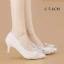 Fine Hvit 2019 Bryllup Appliques Beading Perle Engagement Brudesko