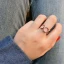 Modest / Simple Gold Ring Lucky Metal Rhinestone Beach Casual Rings 2019 Accessories