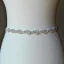 Fine Hvit Bånd 2020 Metall Satin Beading Rhinestone Bryllups Bryllup Ball Tilbehør