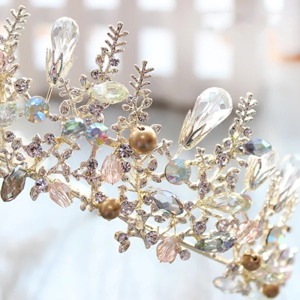 Chic / Beautiful Silver Bridal Jewelry 2017 Metal Handmade Beading Pearl Rhinestone Wedding Prom Headpieces Accessories