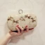 Chic / Beautiful 2017 Rhinestone Gold Silver PU Beach Outdoor / Garden Leaf Embroidered Clutch Bags
