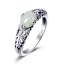 Classique Élégant Argenté Fleur Anneaux 2019 Cristal Lune Plaqué argent Église Accessorize Bague