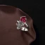 Luxe Fushia Chanceux Foi Bague Argent sterling Soirée Anneaux 2019 Accessorize