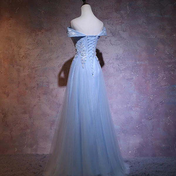 Élégant 2017 Rougissant Rose Robe De Soirée Chiffon Fait main Appliques Princesse Dos Nu Bustier Soirée Robe De Ceremonie