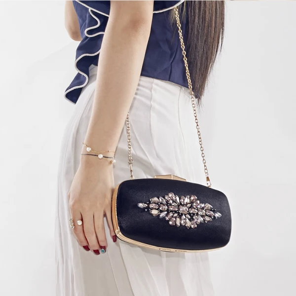 Modern / Fashion Green Clutch Bags Beading Crystal Cocktail Party Evening Party Accessories 2019