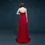 Mote Burgunder Selskapskjoler 2017 Prinsesse Feie Tog Gripende Ruffles Kjæreste Uten Ermer Ryggløse Rhinestone Krystall Paljetter Formelle Kjoler