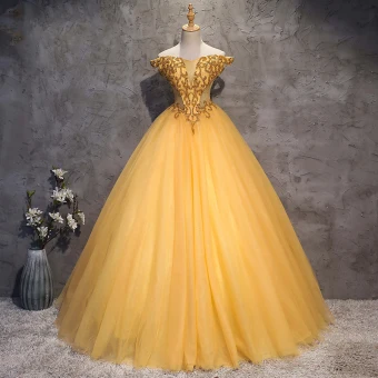 Vintage Złote Sukienki Na Bal 2018 Suknia Balowa Przy Ramieniu Kótkie Rękawy Frezowanie Kryształ Rhinestone Długie Wzburzyć Bez Pleców Sukienki Wizytowe