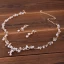 Chic / Belle Doré Ivoire Bijoux Mariage 2018 Métal Perle Cristal Faux Diamant Tiare Boucles D'Oreilles Un Collier Accessorize