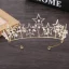 Chic / Beautiful Gold Bridal Jewelry 2018 Metal Pearl Crystal Rhinestone Star Tiara Earrings Wedding Accessories