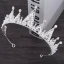 Sparkly Silver Bridal Jewelry 2018 Metal Pearl Rhinestone Tiara Accessories
