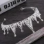 Sparkly Silver Bridal Jewelry 2018 Metal Pearl Rhinestone Tiara Accessories