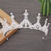 Flotte Guld Brudesmykker 2018 Metal Perle Krystal Rhinestone Tiara Bryllup Accessories