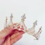 Chic / Belle Doré Bijoux Mariage 2018 Métal Perle Cristal Faux Diamant Tiare Mariage Accessorize