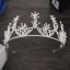 Sparkly Silver Bridal Jewelry 2018 Metal Pearl Crystal Rhinestone Beading Tiara Earrings Accessories