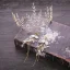 Piękne Złote Metal Akcesoria 2018 Kryształ Kwiat Kolczyki Rhinestone Tiara Biżuteria Ślubna
