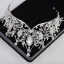 Chic / Beautiful Silver Bridal Jewelry 2018 Metal Beading Crystal Rhinestone Tiara Wedding Accessories