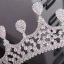 Sparkly Silver Metal Bridal Jewelry 2018 Rhinestone Tiara Wedding Accessories
