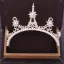Chic / Belle Doré Métal Bijoux Mariage 2018 Perle Faux Diamant Tiare Mariage Accessorize