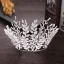 Modest / Simple Silver Metal Bridal Jewelry 2018 Rhinestone Tiara Wedding Accessories