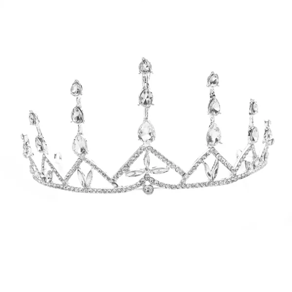 Chic / Belle Argenté Métal Bijoux Mariage 2018 Faux Diamant Tiare Mariage Accessorize