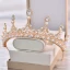 Luxury / Gorgeous Gold Metal Bridal Jewelry 2018 Pearl Rhinestone Earrings Tiara Accessories