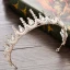 Chic / Belle Argenté Métal Accessorize 2018 Cristal Faux Diamant Tiare Boucles D'Oreilles Bijoux Mariage