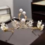Amazing / Unique Gold Metal Accessories 2018 Pearl Rhinestone Crystal Tiara