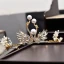 Amazing / Unique Gold Metal Accessories 2018 Pearl Rhinestone Crystal Tiara
