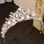 Luxury / Gorgeous Gold Metal Accessories 2018 Rhinestone Crystal Tiara