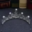 Simple Argenté Tiare 2018 Métal Perle Faux Diamant Mariage Accessorize