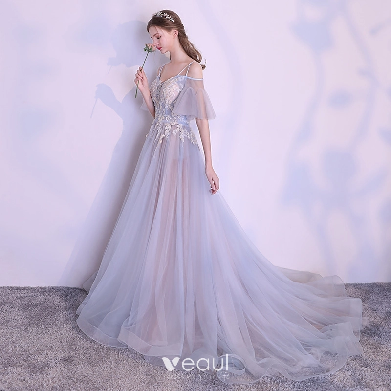 Silver prom dresses 2018 new arrivals