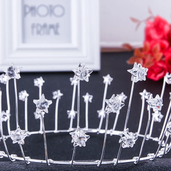 Simple Argenté Accessorize 2018 Métal Cristal Étoile Tiare