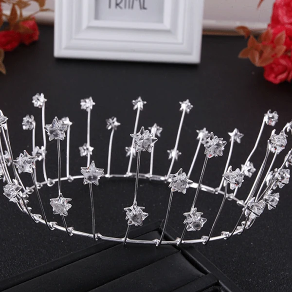Simple Argenté Accessorize 2018 Métal Cristal Étoile Tiare