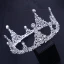 Sparkly Silver Tiara 2018 Metal Rhinestone Wedding Accessories