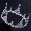 Sparkly Silver Tiara 2018 Metal Rhinestone Wedding Accessories