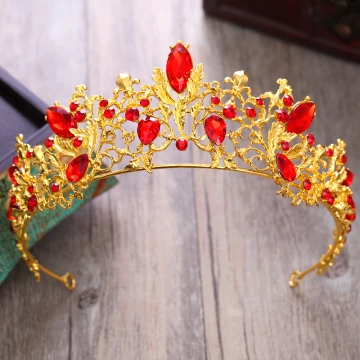 Fine Gull Metall Tilbehør 2018 Bryllup Krystall Tiara