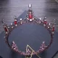 Vintage Barokowy Winogrono Metal Tiara 2018 Kryształ Rhinestone Akcesoria