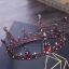 Vintage Barokowy Winogrono Metal Tiara 2018 Kryształ Rhinestone Akcesoria