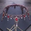 Vintage Barokowy Winogrono Metal Tiara 2018 Kryształ Rhinestone Akcesoria