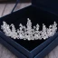 Sparkly Silver Metal Tiara 2018 Crystal Rhinestone Wedding Accessories