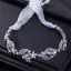 Fine Sølv Metall Tilbehør 2018 Rhinestone Snøre opp Hodepynt