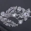 Fine Sølv Metall Tilbehør 2018 Rhinestone Snøre opp Hodepynt