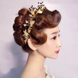 Modest Simple Gold Metal Headpieces 2018 Butterfly Beading Accessories