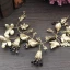 Modest / Simple Gold Metal Headpieces 2018 Butterfly Beading Accessories