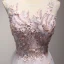 Modern / Fashion Blushing Pink Homecoming Graduation Dresses 2017 A-Line / Princess Floor-Length / Long Cascading Ruffles Scoop Neck Sleeveless Backless Appliques Flower Pearl Rhinestone Pierced Formal Dresses