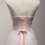 Modern / Fashion Blushing Pink Homecoming Graduation Dresses 2017 A-Line / Princess Floor-Length / Long Cascading Ruffles Scoop Neck Sleeveless Backless Appliques Flower Pearl Rhinestone Pierced Formal Dresses
